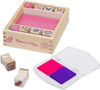 Melissa & Doug Butterfly and Heart Wooden Stamp Set: 8 Stamps and 2-Color Stamp Pad